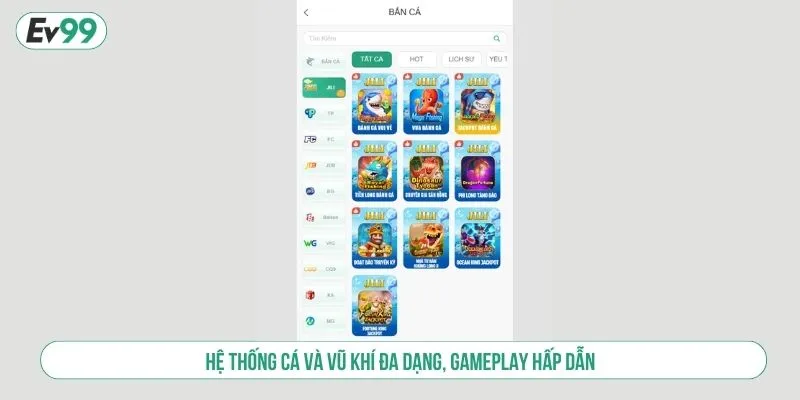 Bắn Cá JILI - Trải Nghiệm Game Bắn Cá Đỉnh Cao Tại EV99