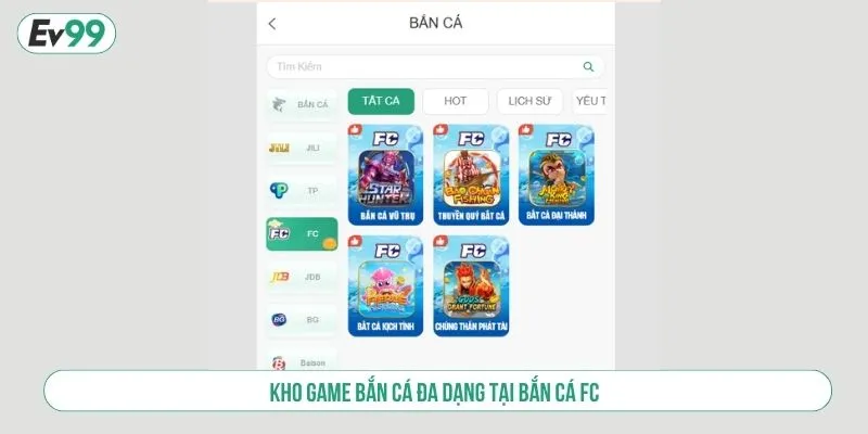 Khám Phá Bắn Cá FC Tại Nhà Cái EV99 Với Trải Nghiệm Đỉnh Cao