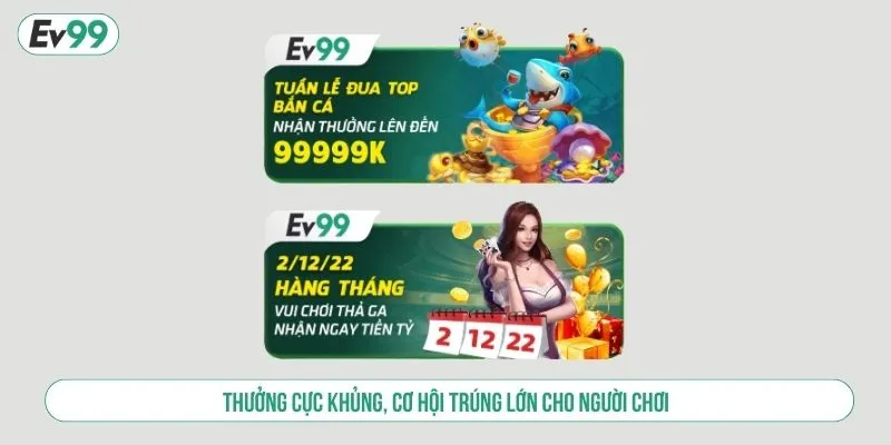 Bắn cá JDB Tại EV99 Với Gameplay Độc Đáo Thưởng Đã Tay