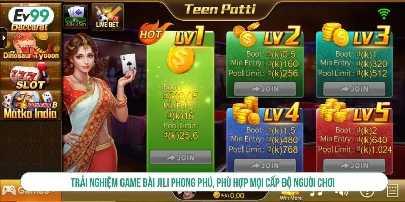 Chơi Game Bài JILI – Giải Trí Hấp Dẫn, Thắng Lớn Dễ Dàng